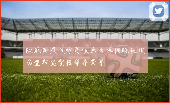 欧冠周最佳球员候选名单揭晓杜埃戈登希克霍格争夺荣誉