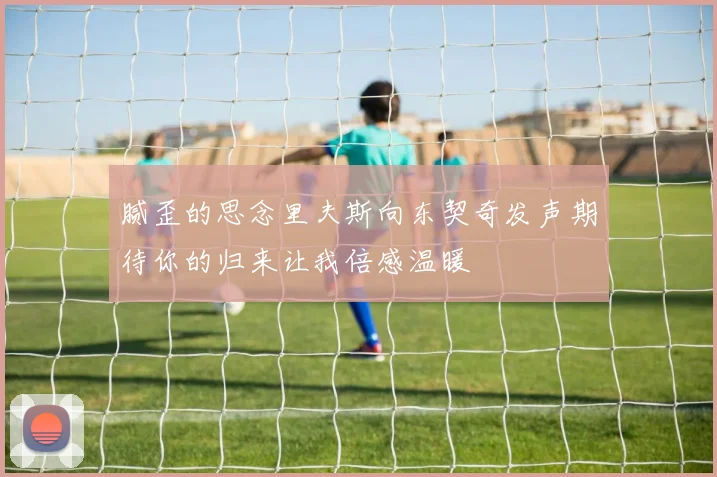 腻歪的思念里夫斯向东契奇发声期待你的归来让我倍感温暖